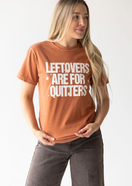 Leftovers Are For Quitters Graphic Tee product view