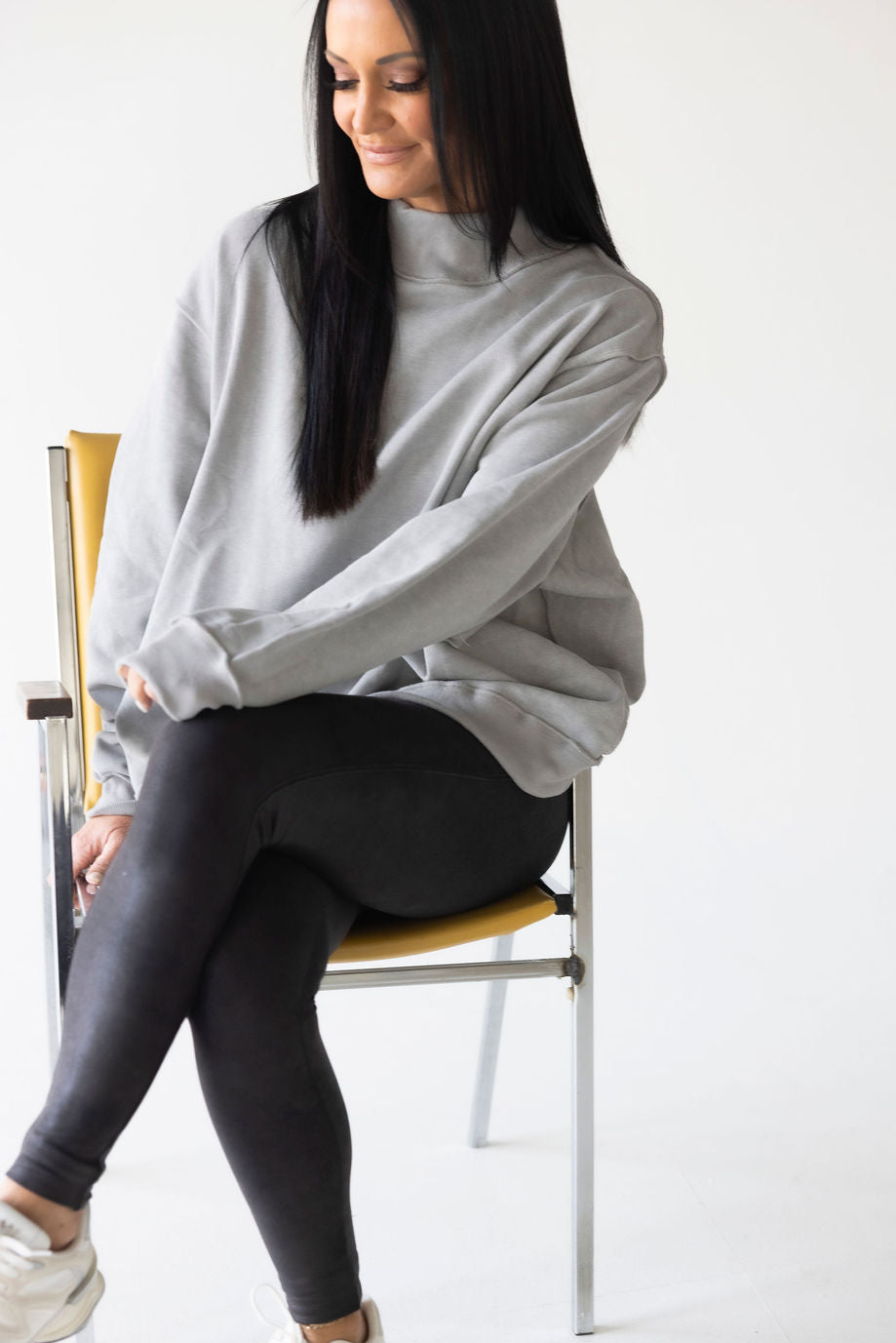 Shon Mock Neck Sweatshirt