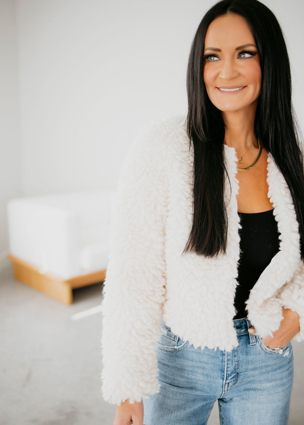 image of Alanna Faux Fur Jacket