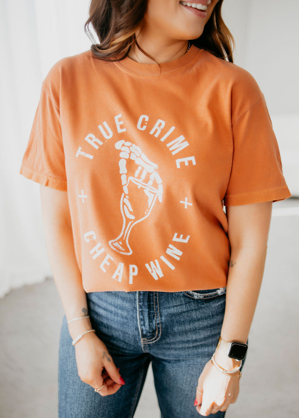 True Crime and Cheap Wine Tee