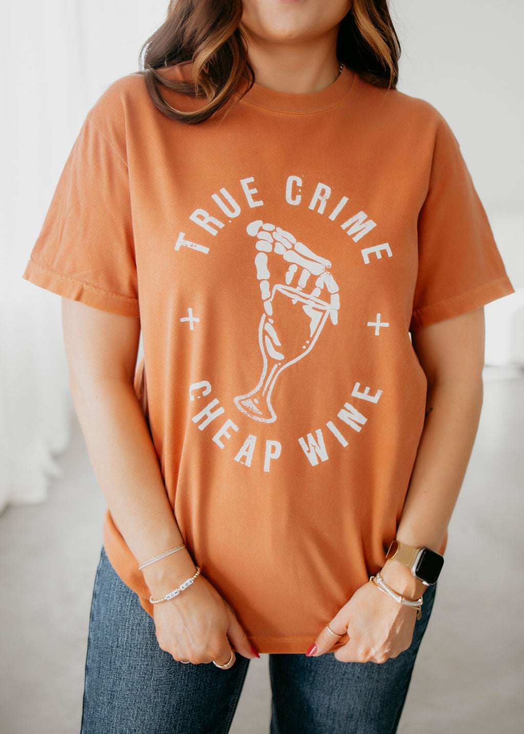 True Crime and Cheap Wine Tee