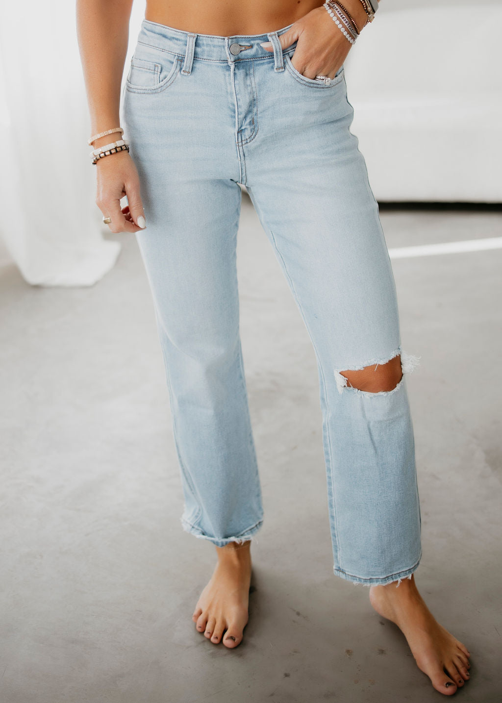 Terra Vervet Straight Jean