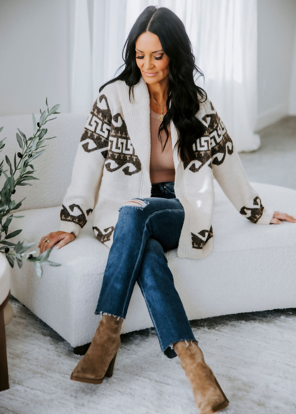 Astrid Shawl Collar Cardigan