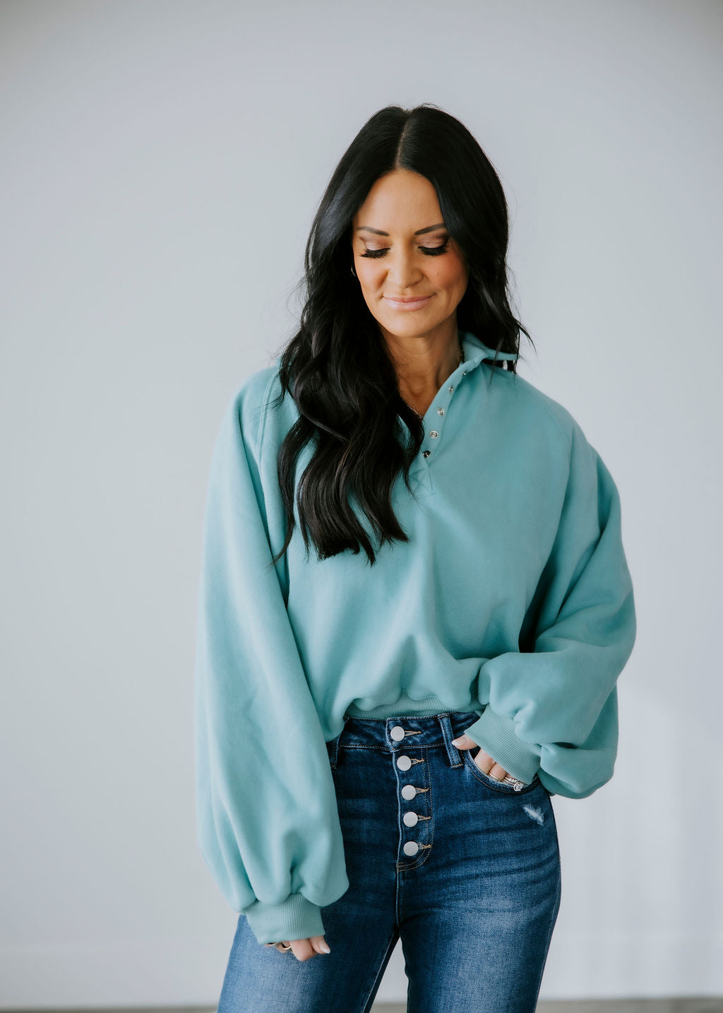 Saydie Collared Sweatshirt