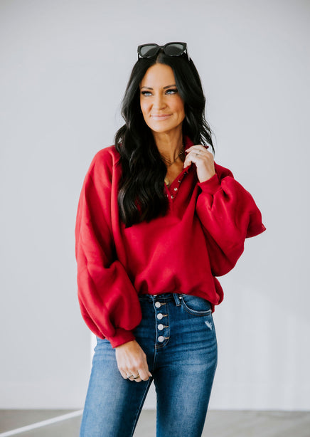 Saydie Collared Sweatshirt product view