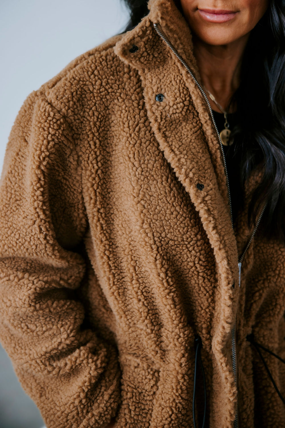 Mila Long Sherpa Coat