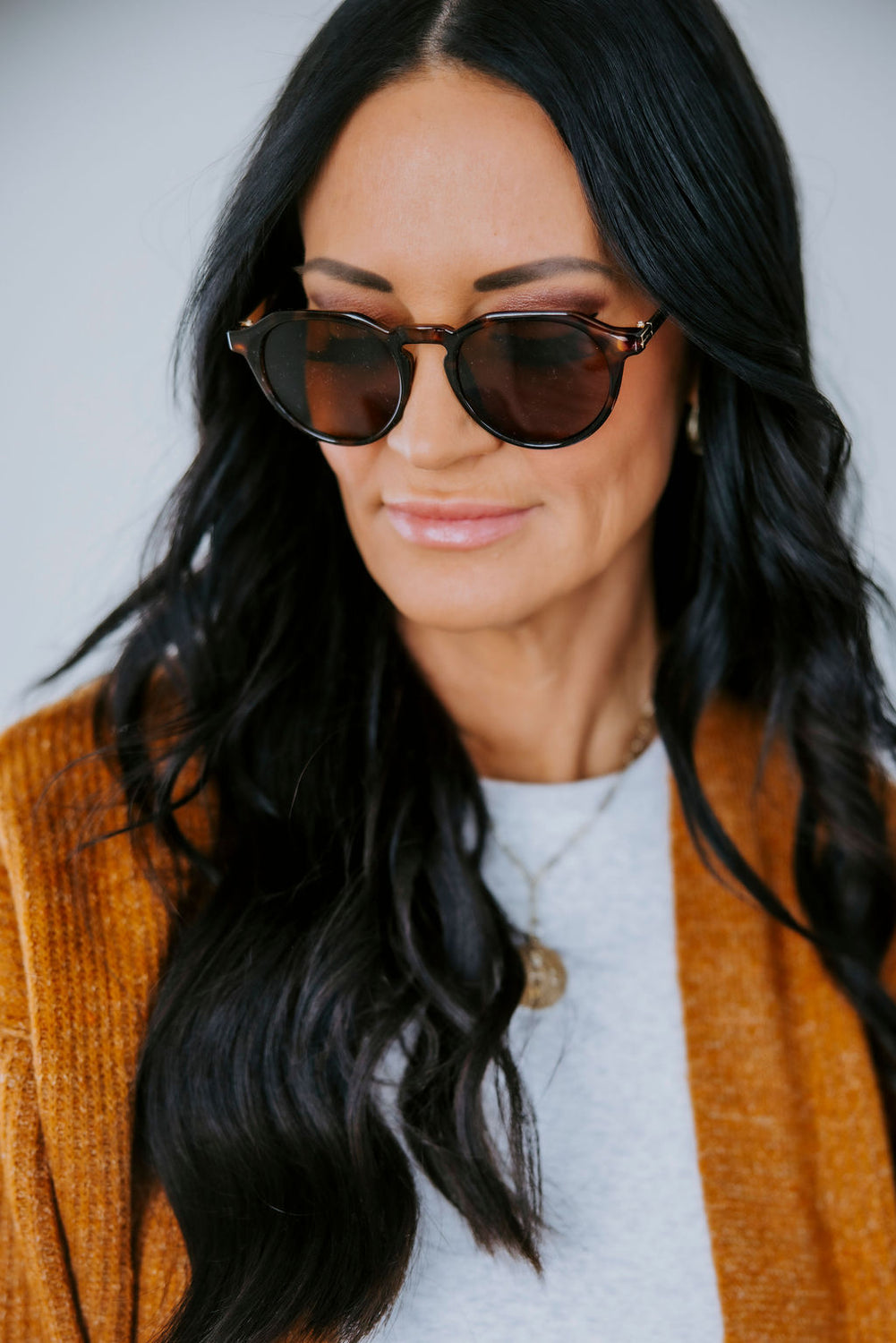 Round Frame Fashion Sunglasses