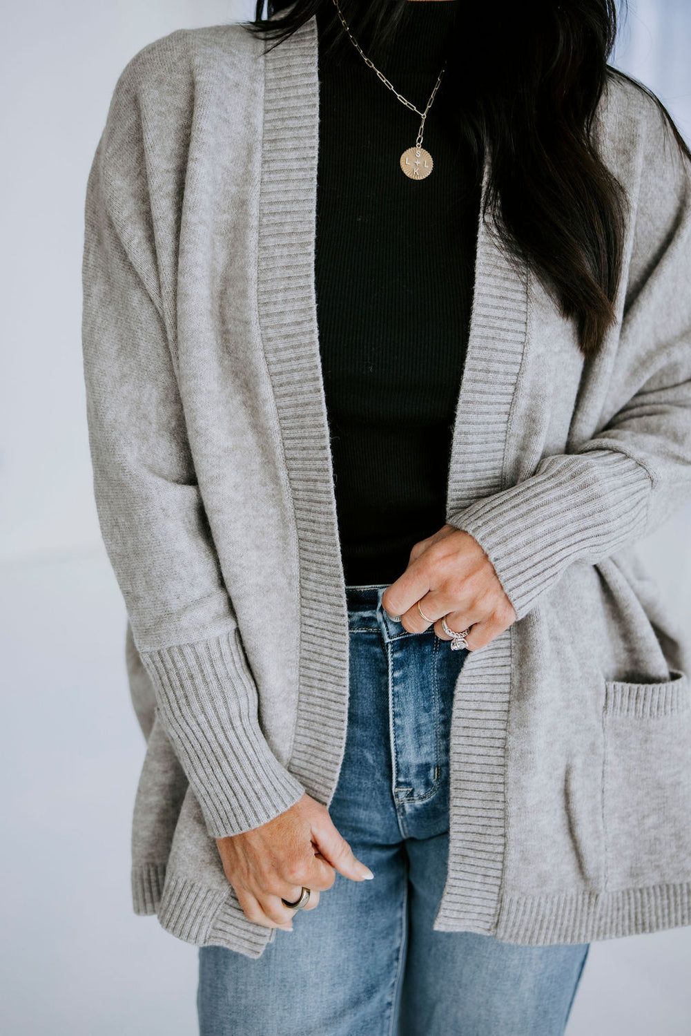 Kennadi Open Front Cardigan