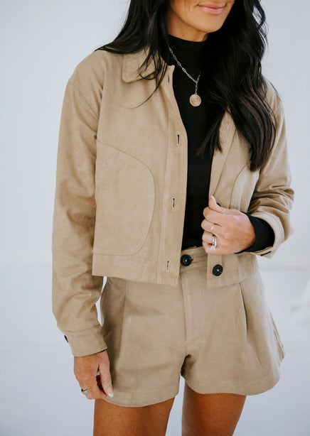 Harlynn Suede Jacket product view