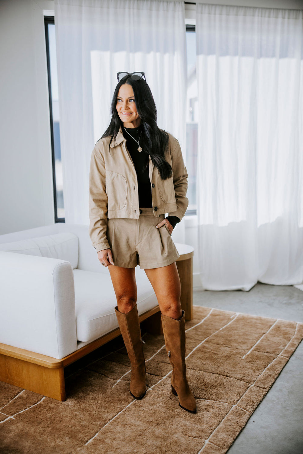 Harlynn Suede Jacket