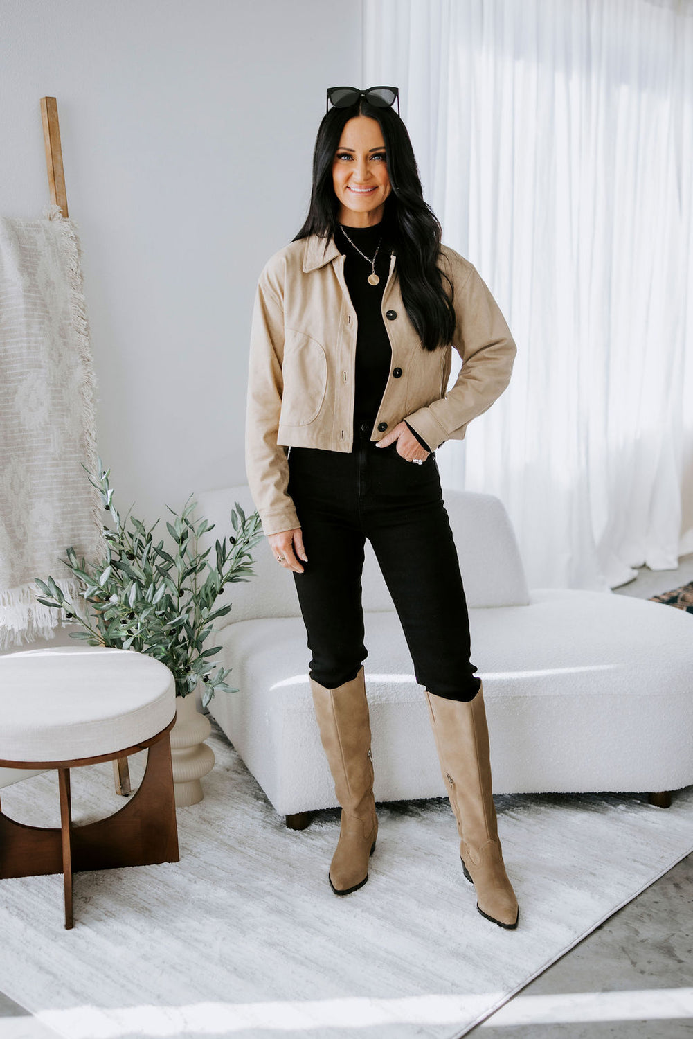 Harlynn Suede Jacket