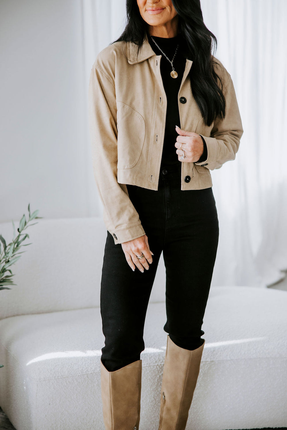 Harlynn Suede Jacket