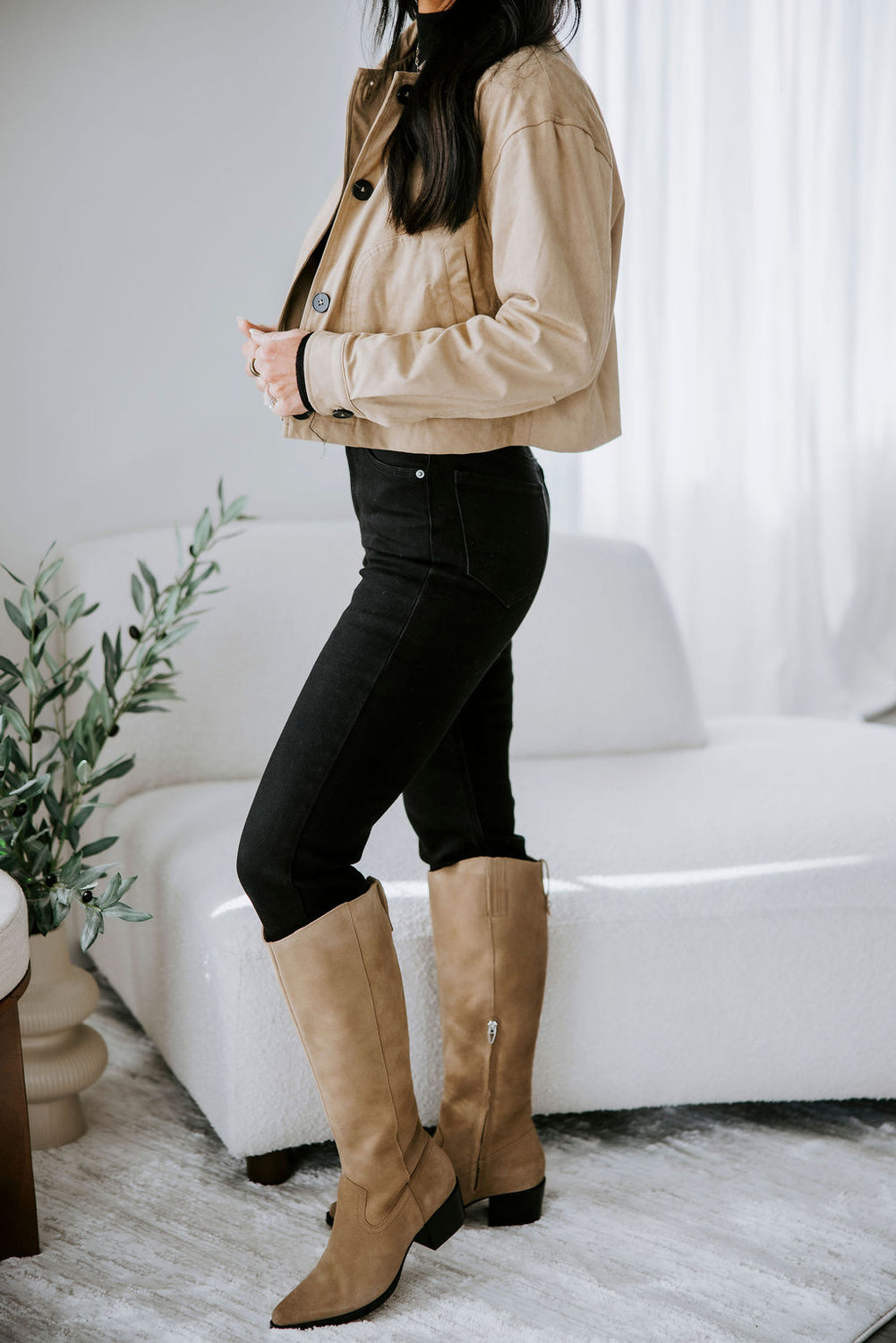 Harlynn Suede Jacket