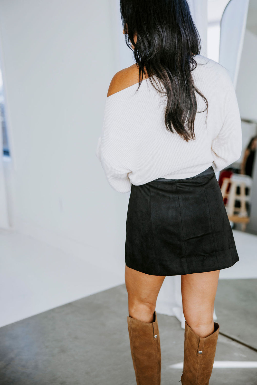 Lani Suede Mini Skirt