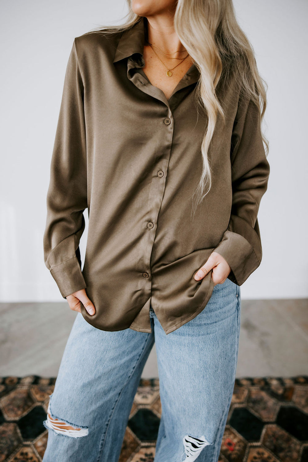 Margo Satin Blouse