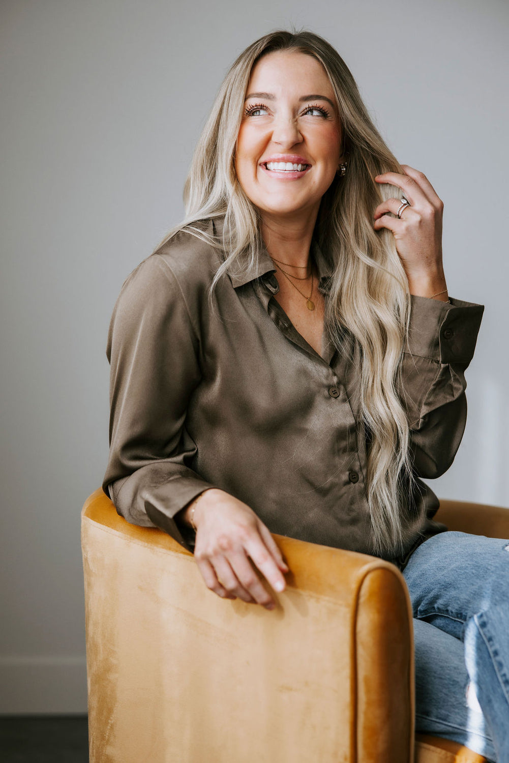 Margo Satin Blouse