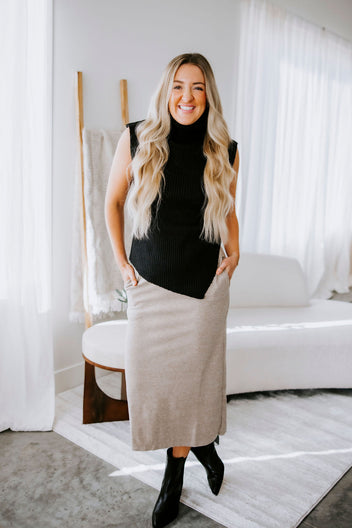 Ester Knit Midi Skirt