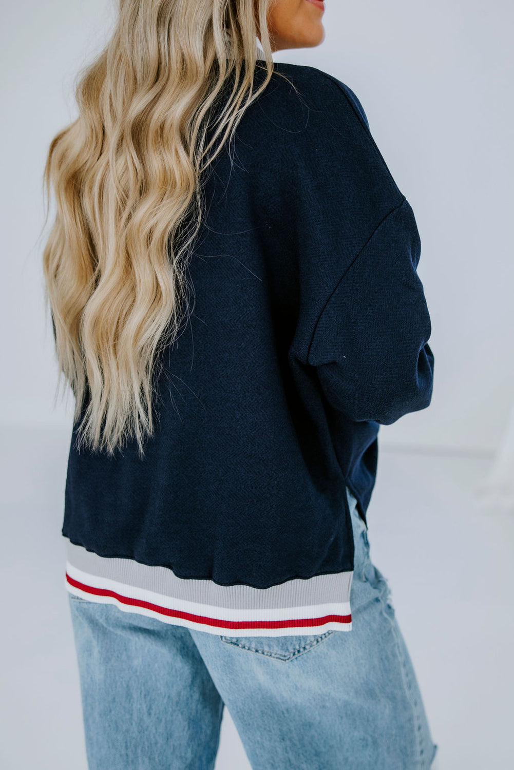 Corree Contrast Stripe Sweatshirt