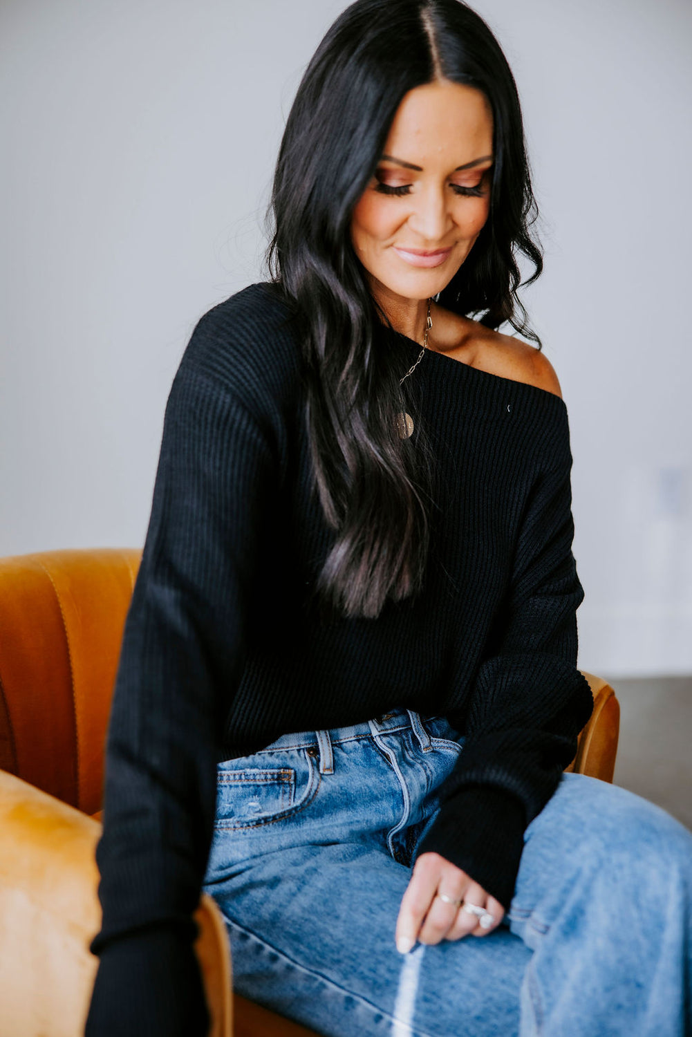 Justin Waffle Knit Sweater