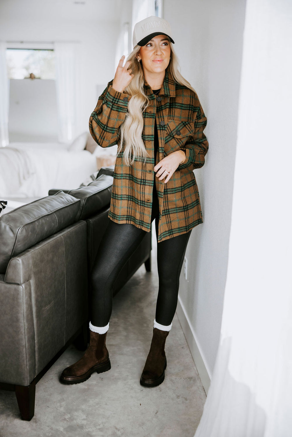 Oskar Plaid Shacket