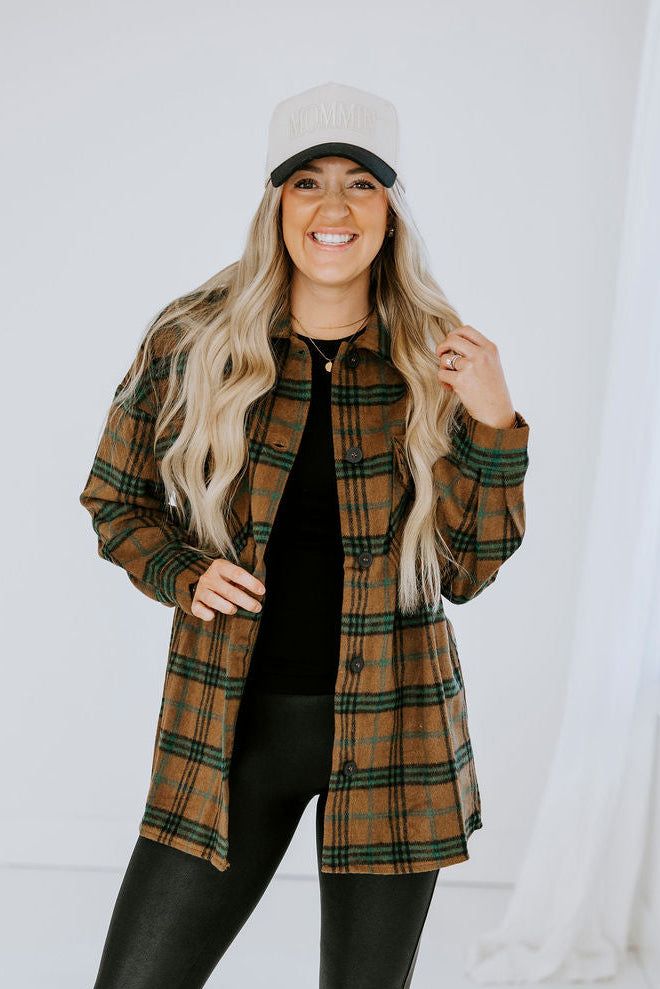Oskar Plaid Shacket