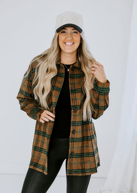 Oskar Plaid Shacket product view