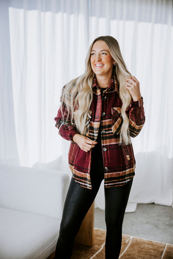 Ira Plaid Shacket