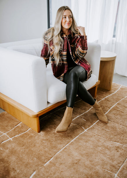 Ira Plaid Shacket product view