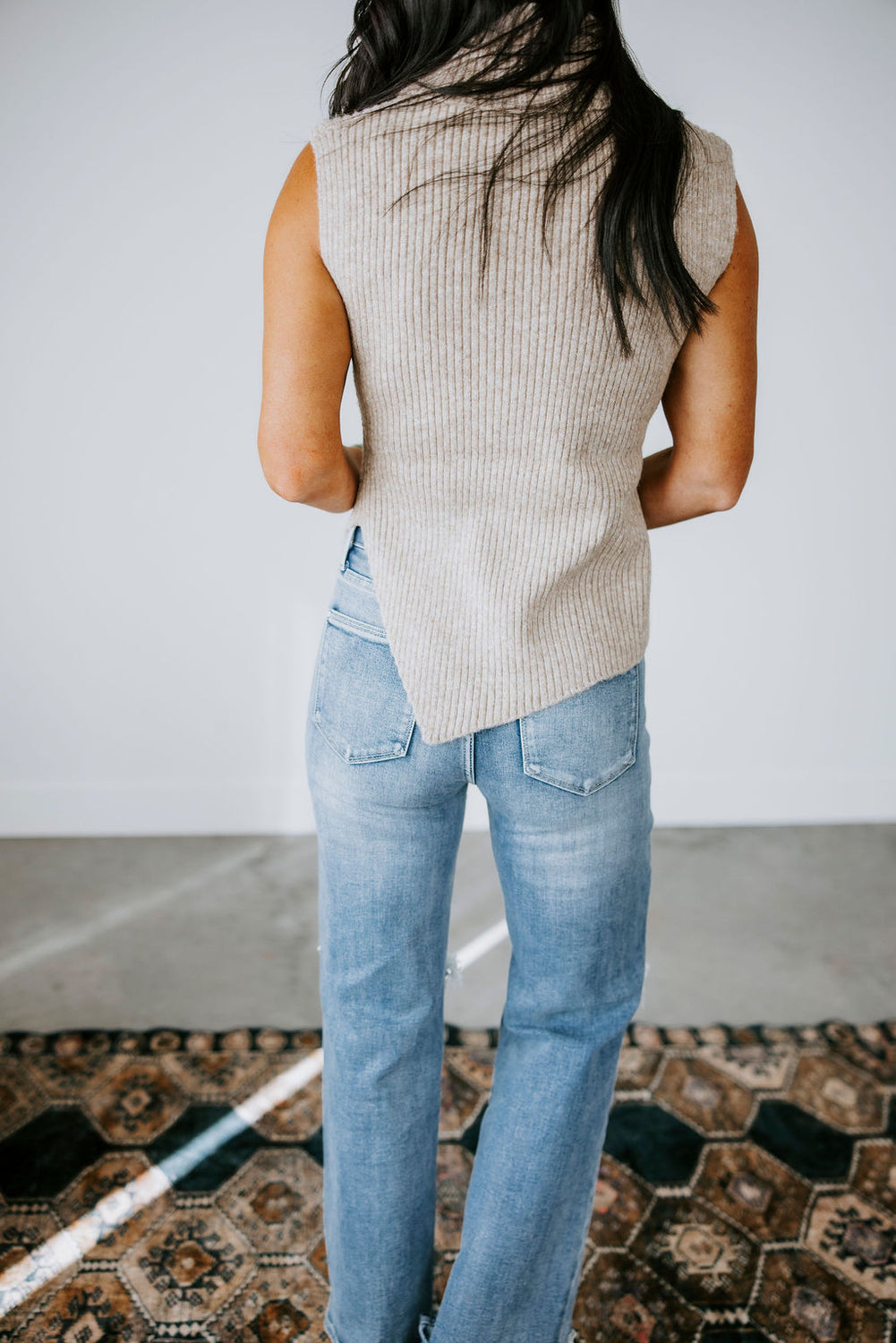 Lanae Sleeveless Turtleneck Sweater