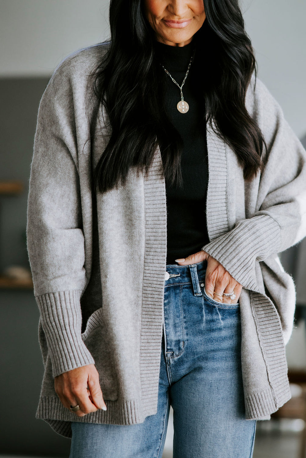 Kennadi Open Front Cardigan