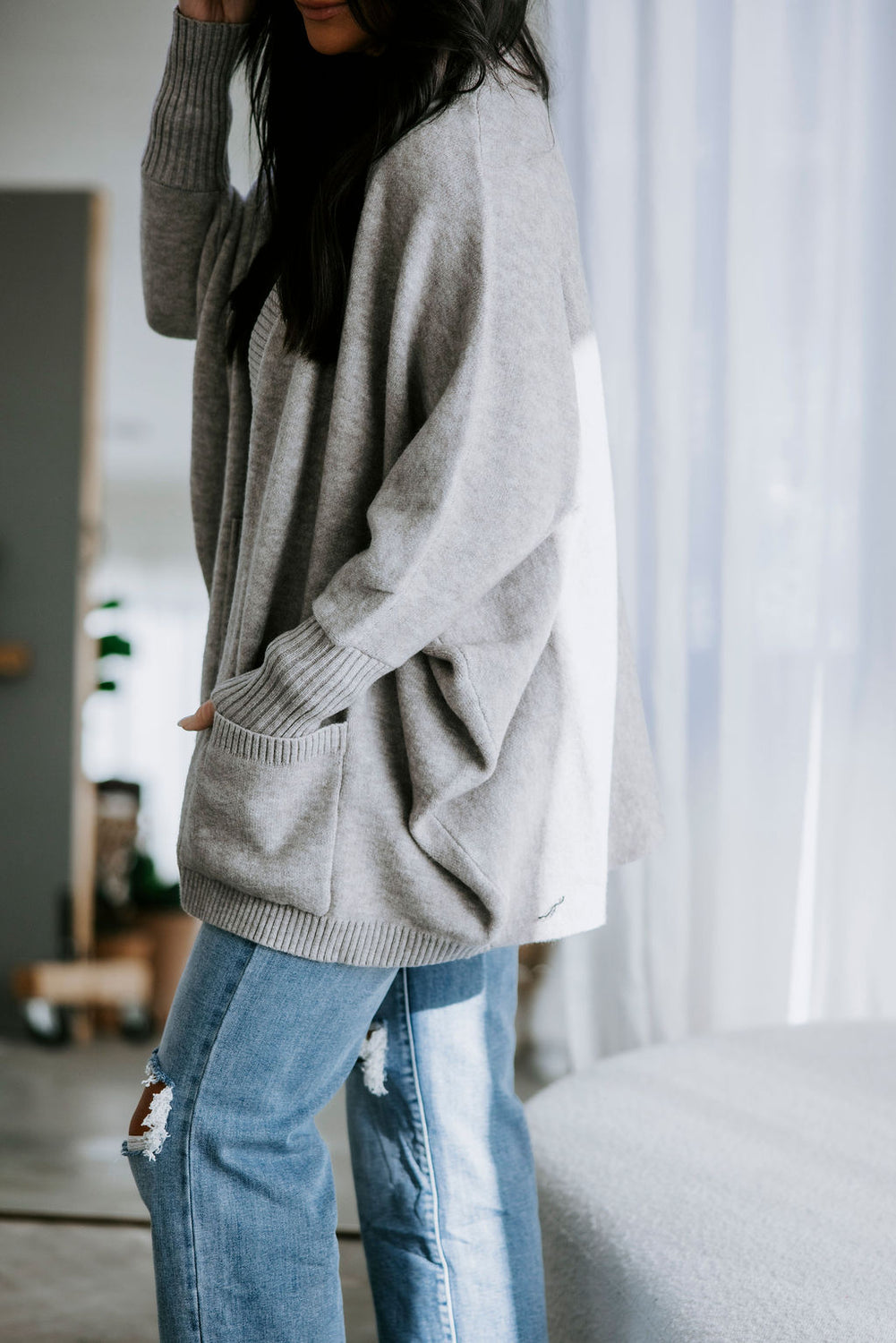 Kennadi Open Front Cardigan