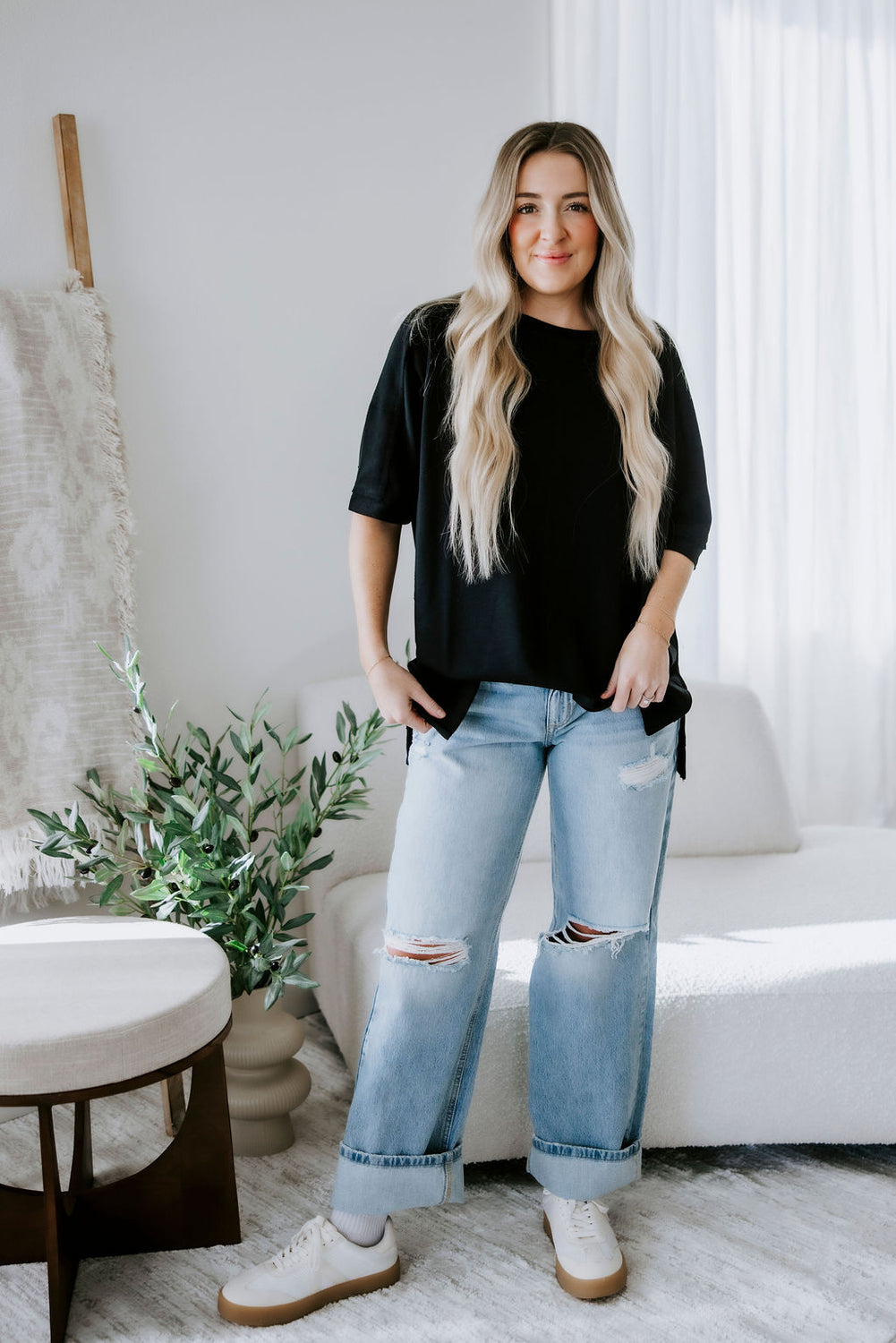 Kaline Dolman Sleeve Top