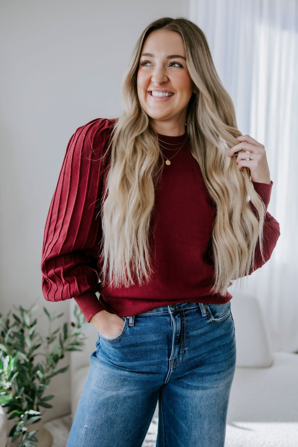 image of Rayna Long Sleeve Top