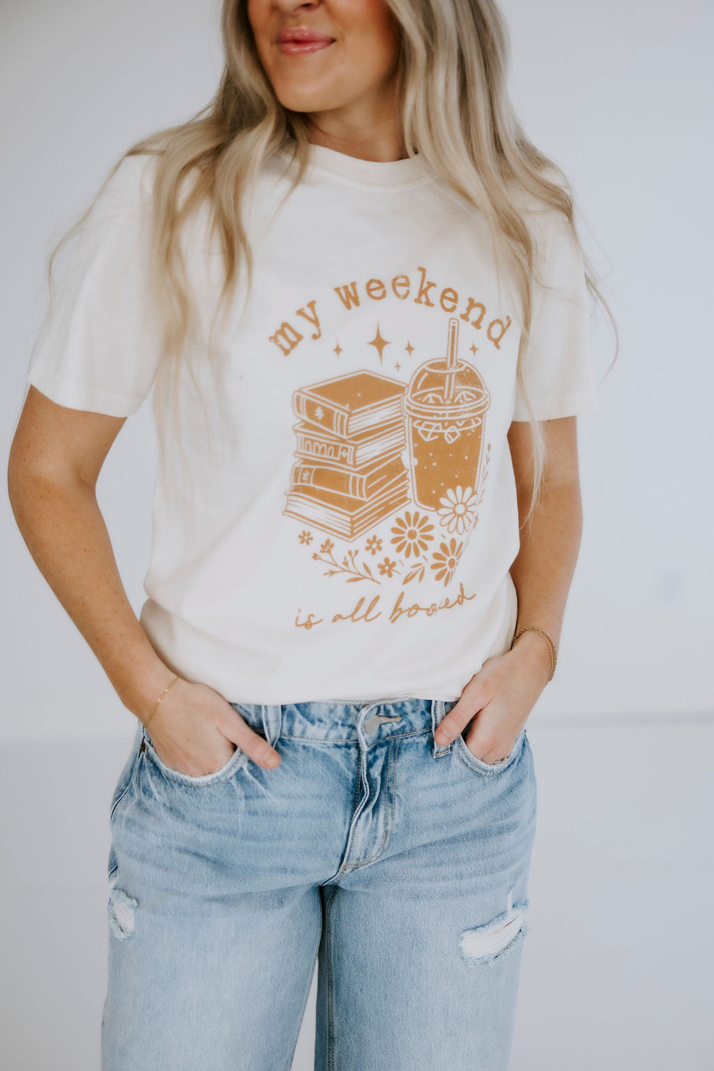 image of Weekend is All Booked Graphic Tee