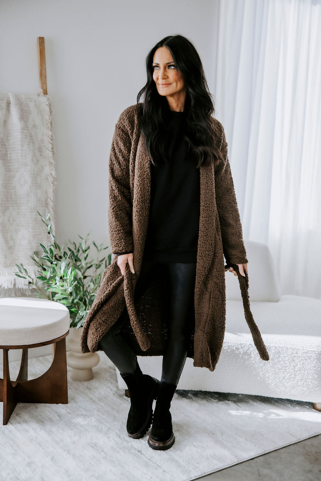 image of Emmit Fleece Robe Jacket