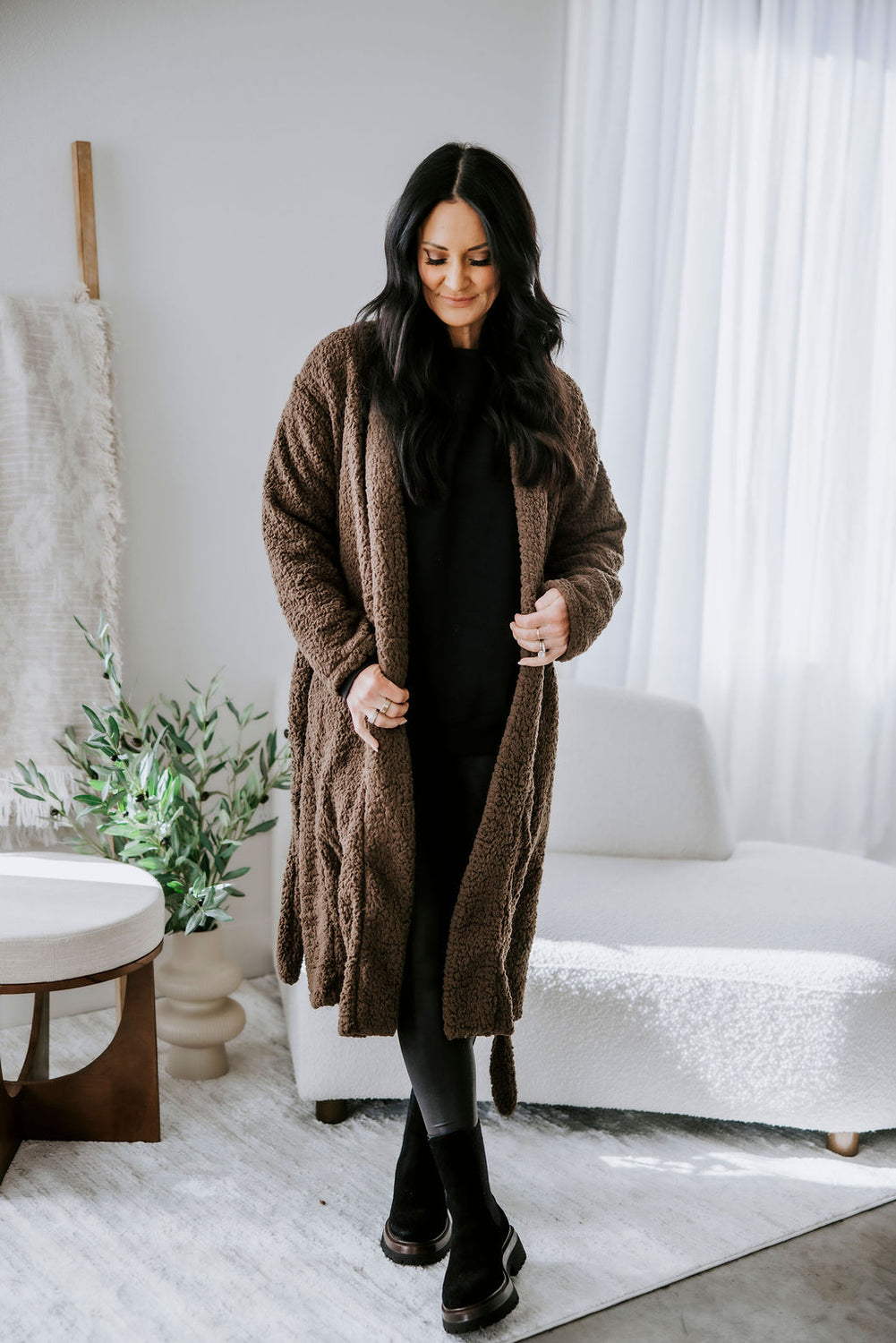 Emmit Fleece Robe Jacket