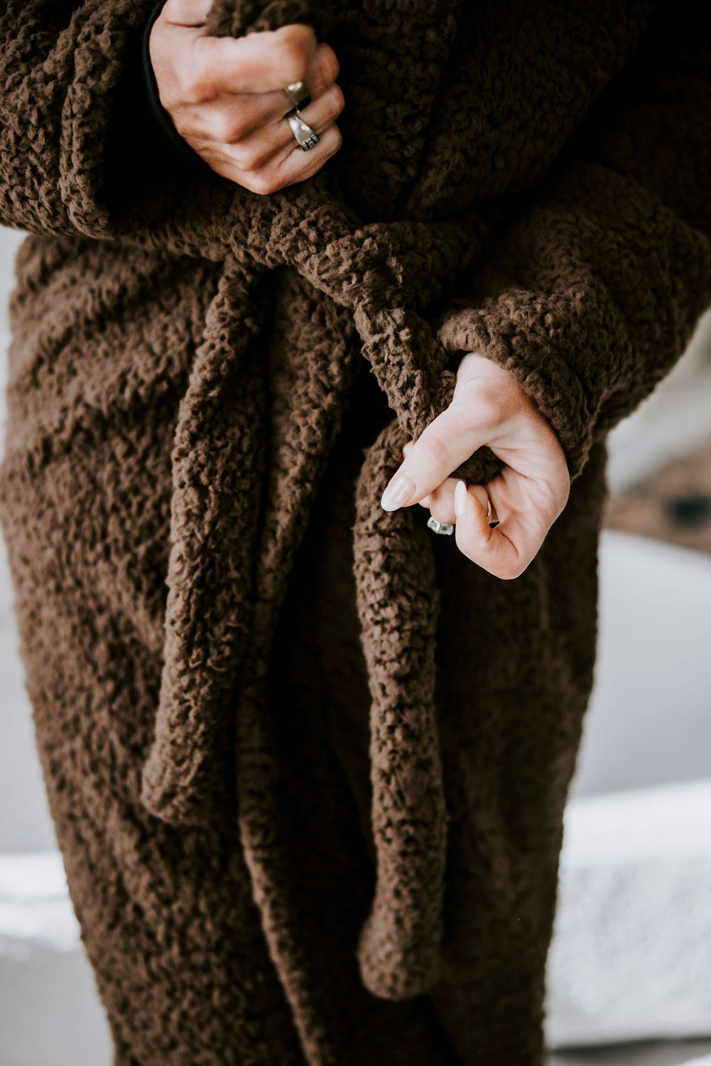 Emmit Fleece Robe Jacket