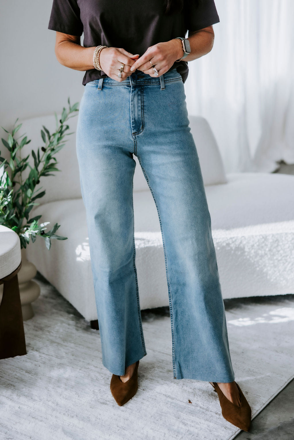 image of Amelia Wide Leg Jean