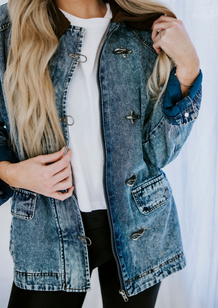 Blaine Denim Barn Jacket product view