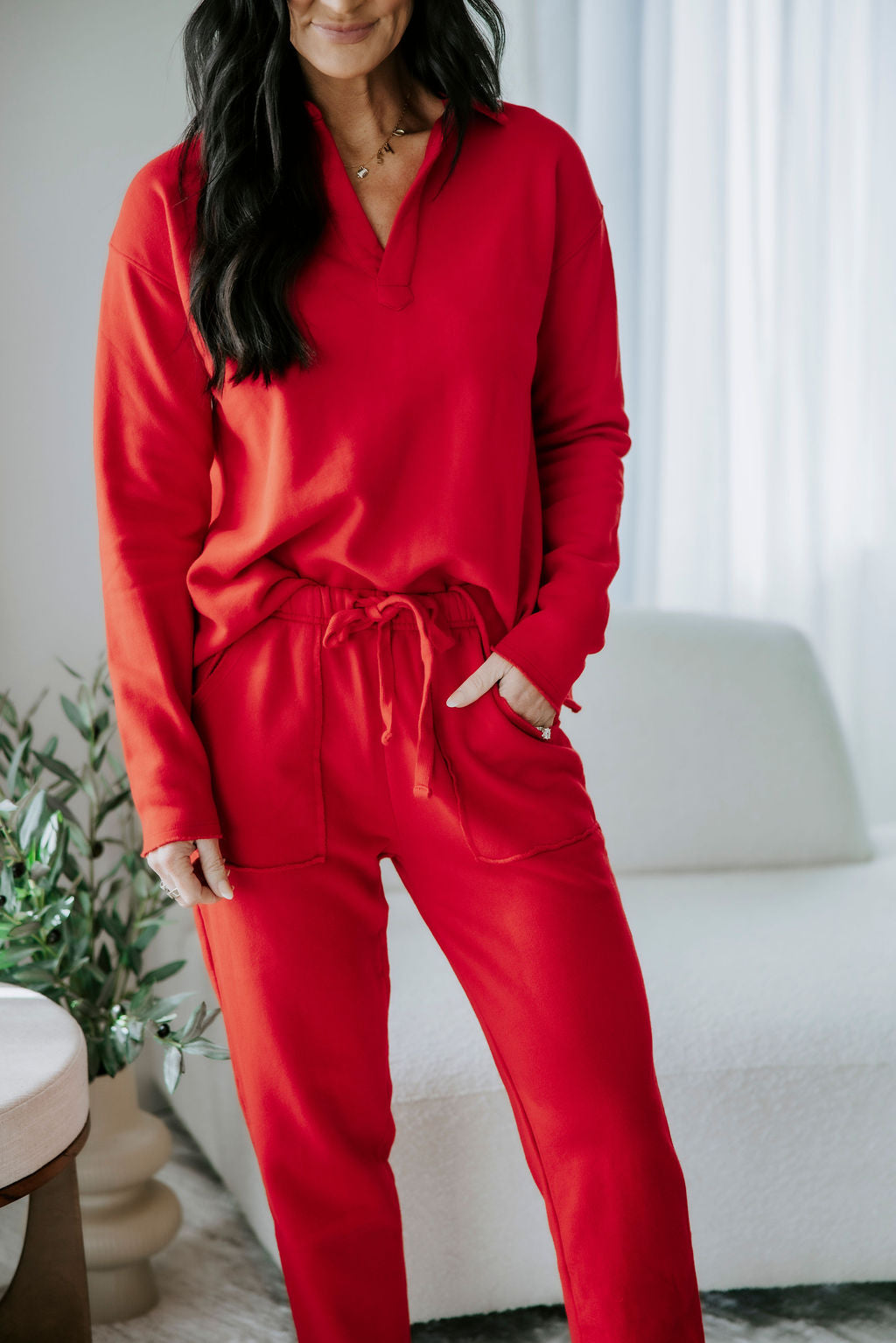 image of Chelie V-Neck Pullover