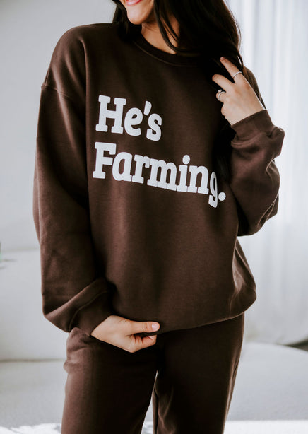 He's Farming Graphic Crew product view