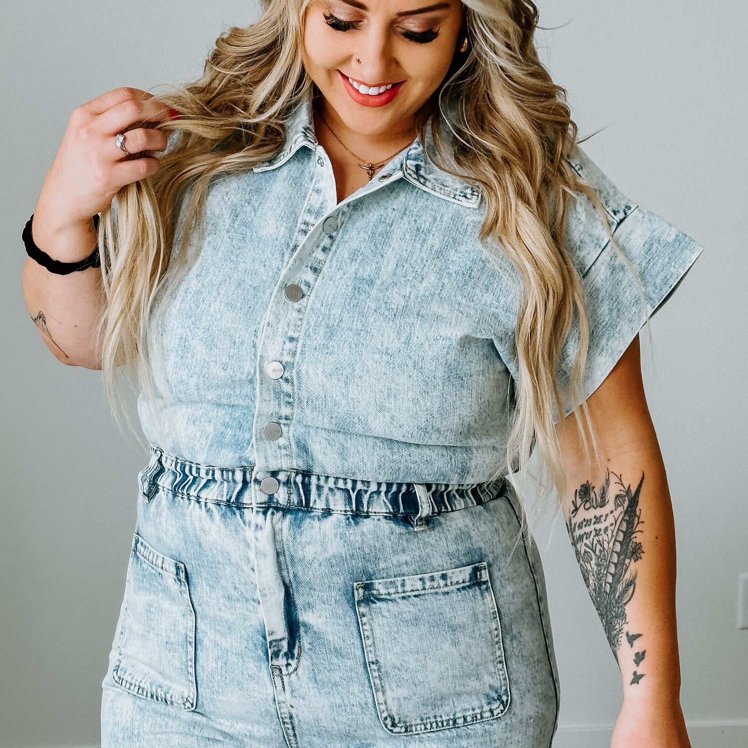 Beau Denim Romper