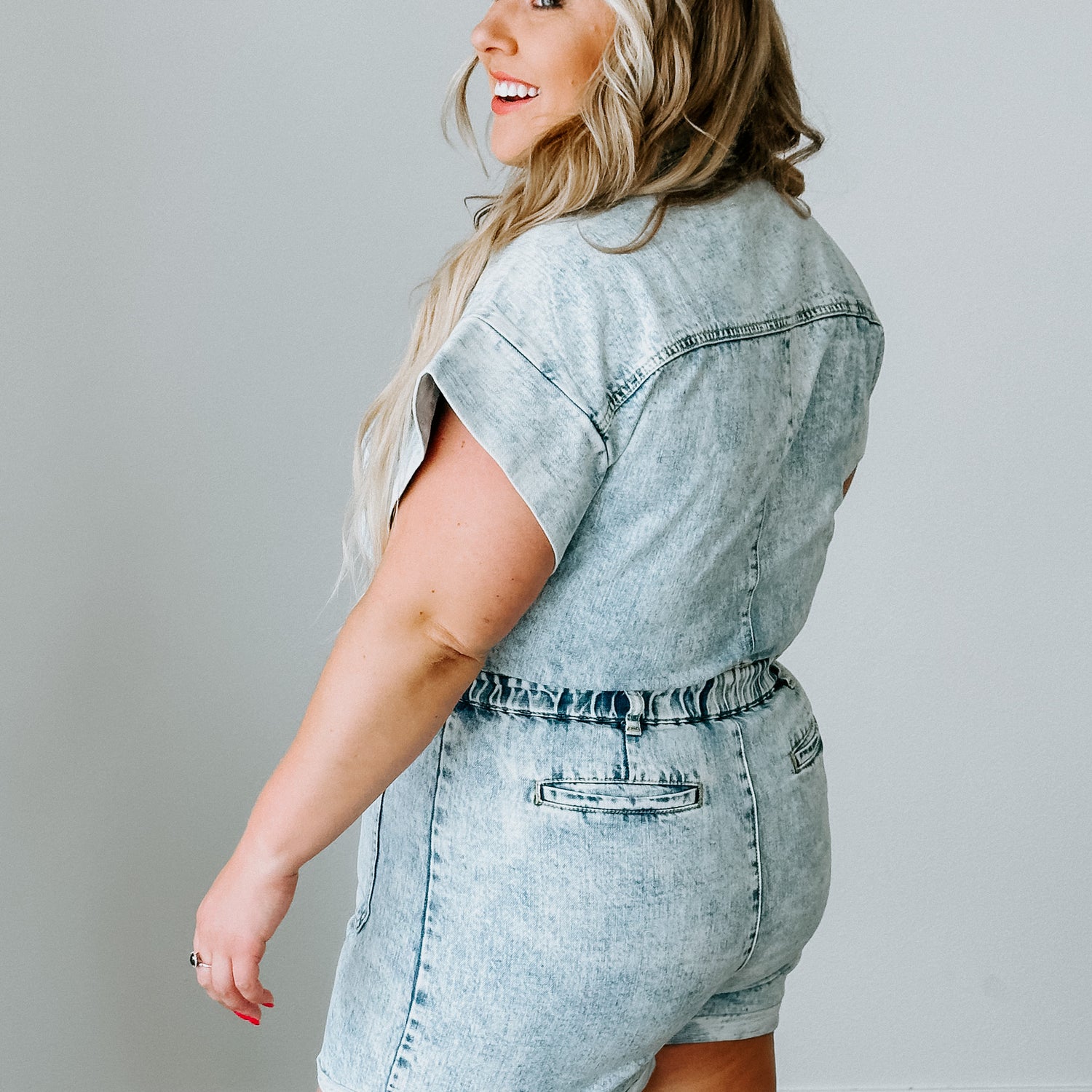 Beau Denim Romper