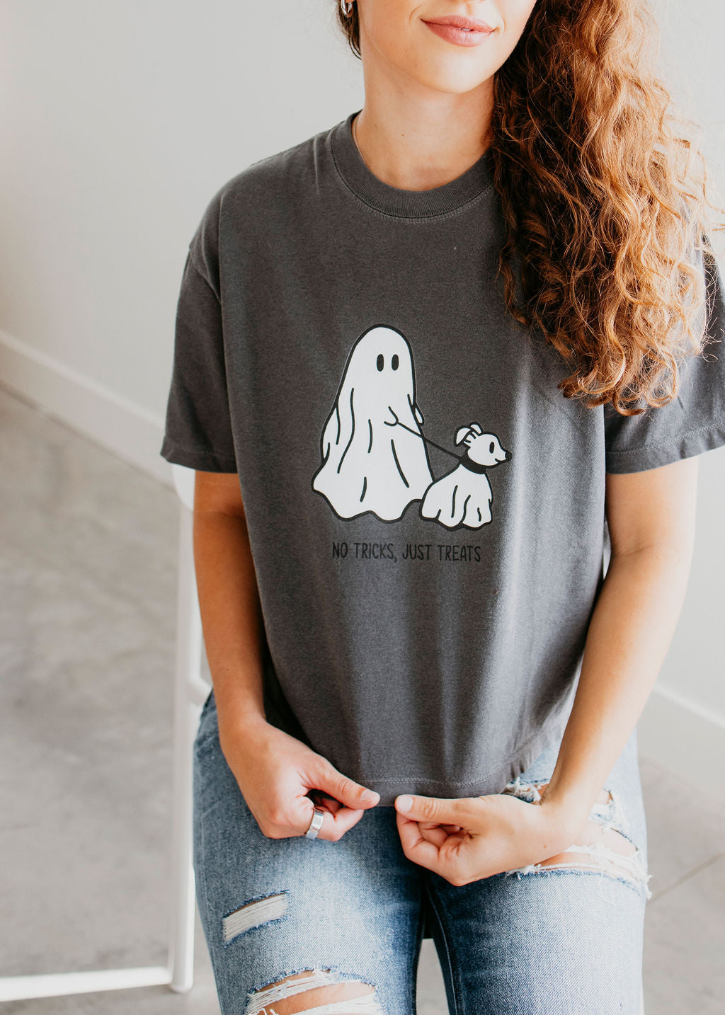 image of No Tricks Just Treats Graphic Tee