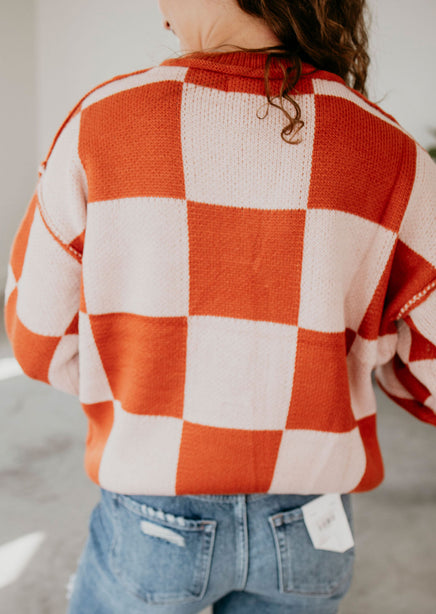 Emerie Checkered Sweater