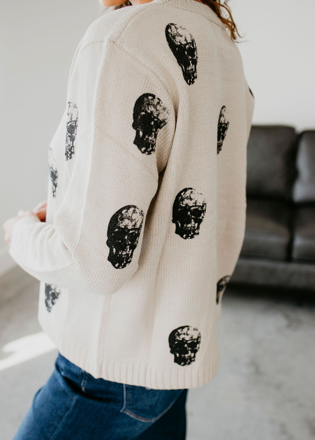 Skull Knit Sweater