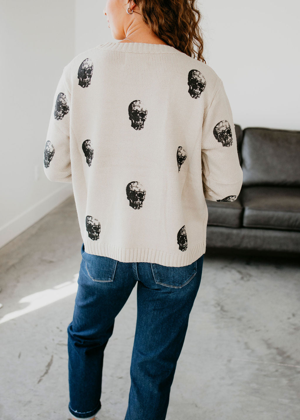 Skull Knit Sweater