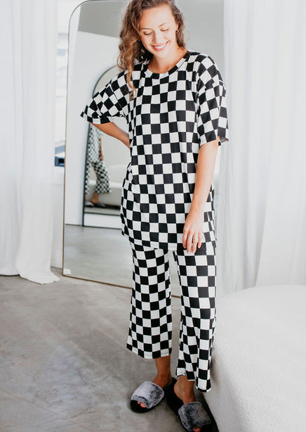 Orion Checkered Pant Set