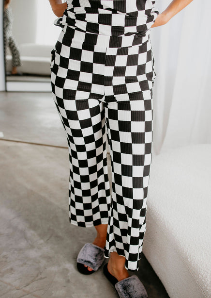 Orion Checkered Pant Set