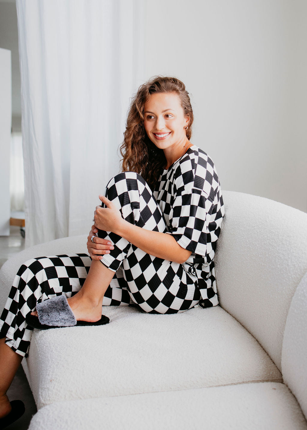 image of Orion Checkered Pant Set